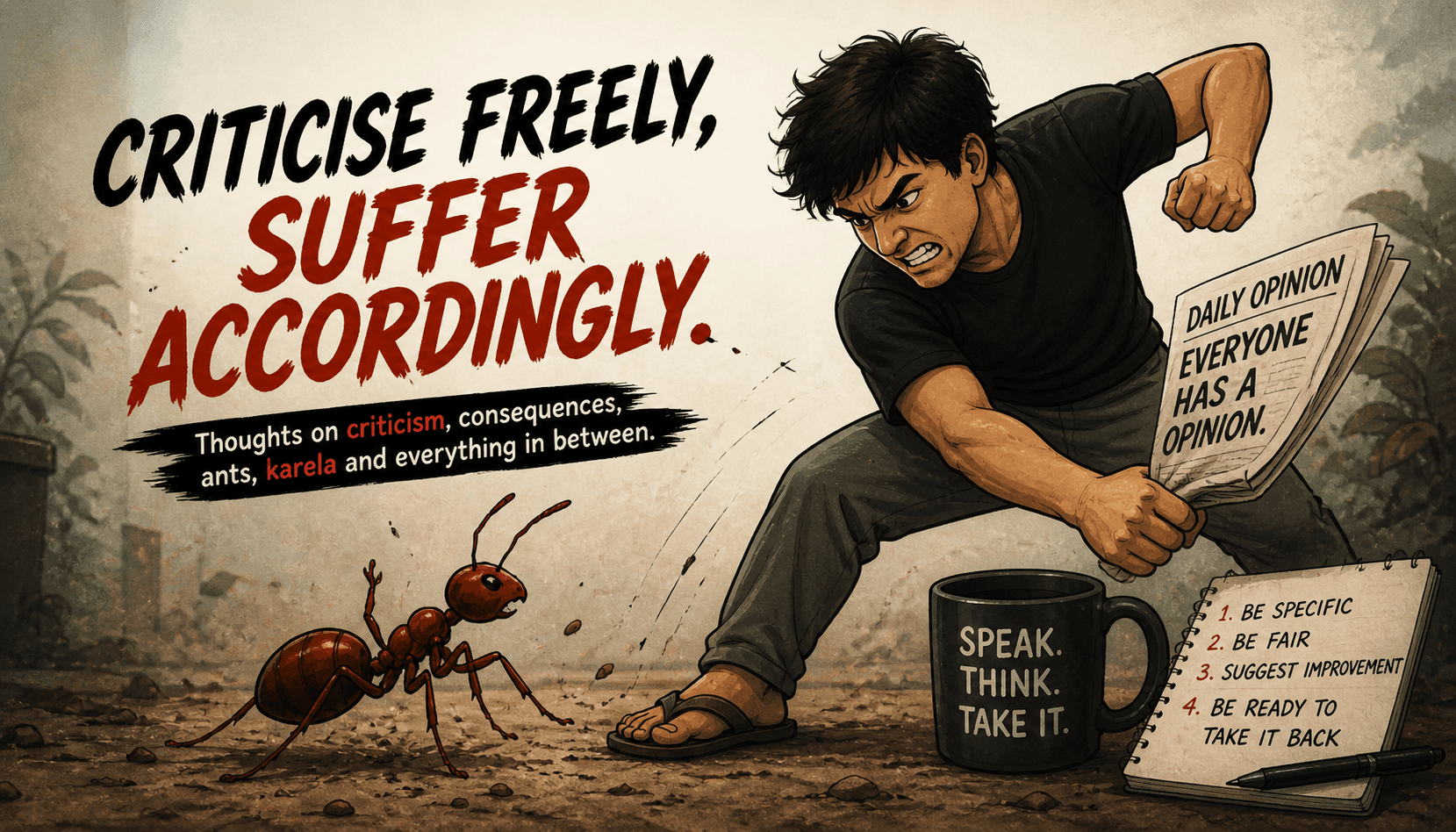 This Blog Started With an Ant Bite